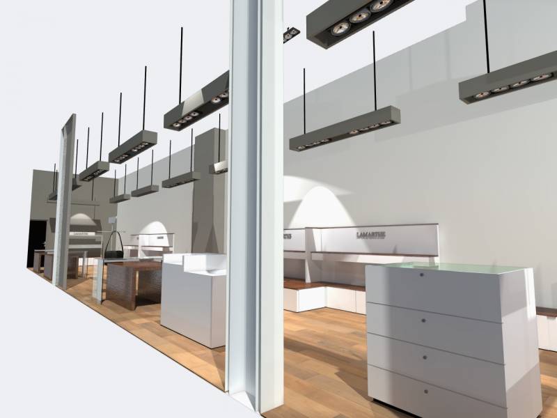 magasin de sacs en centre commercial